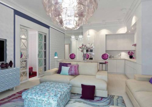 Дизайн - проект интерьера трехкомнатной квартиры 