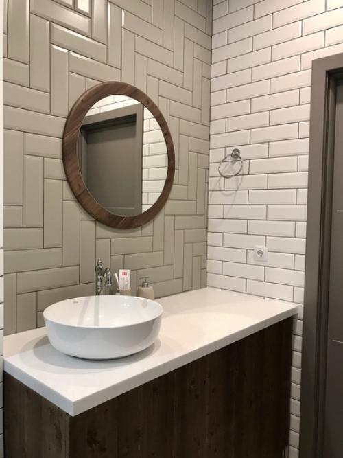 Фото реализации квартиры в Москве по проекту студии А + Б. 09