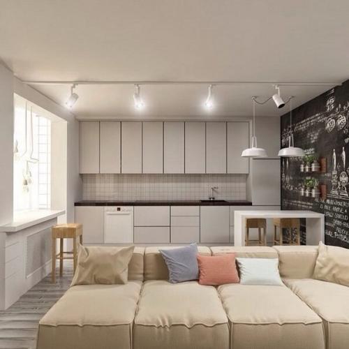 Цвет дерева в интерьере, нейтральные оттенки серого и ровные стены, в этой обстановке вам будет комфортно, тут чувствуется простор и воздух. 03