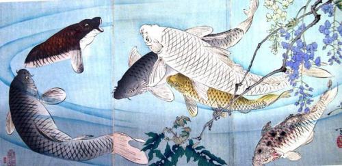 Красивейшие японские картины в перинных рядах покажут.