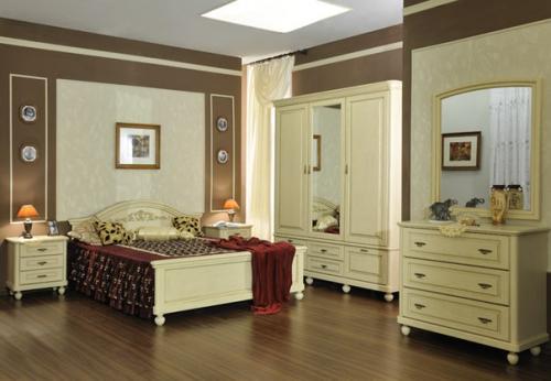 Спальня из массива дерева на заказ олицетворяет изысканность и фирменный вкус. 01