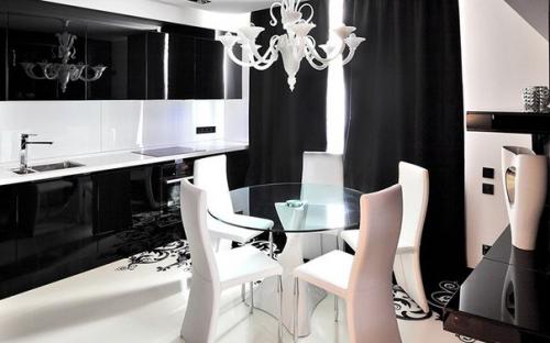 Кухня - столовая. Столовая, совмещенная с кухней - распространенный дизайнерский ход. 05 Кухня - столовая. Столовая, совмещенная с кухней - распространенный дизайнерский ход. 05