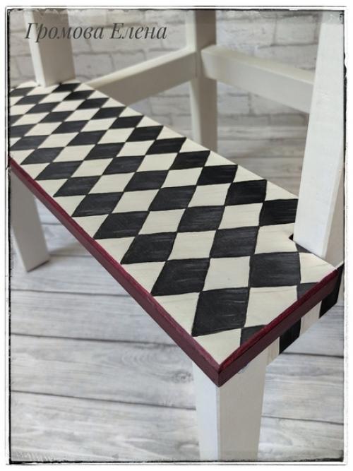 Хочу показать ещё одну табуретку - лестницу. 04