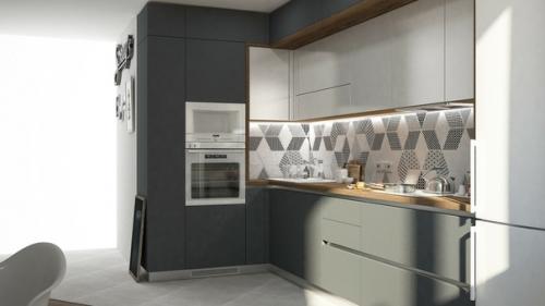 Проект угловой кухни. 04