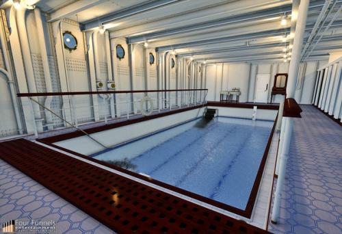 В каком состоянии плавательный бассейн Титаника? 01 В каком состоянии плавательный бассейн Титаника? 01