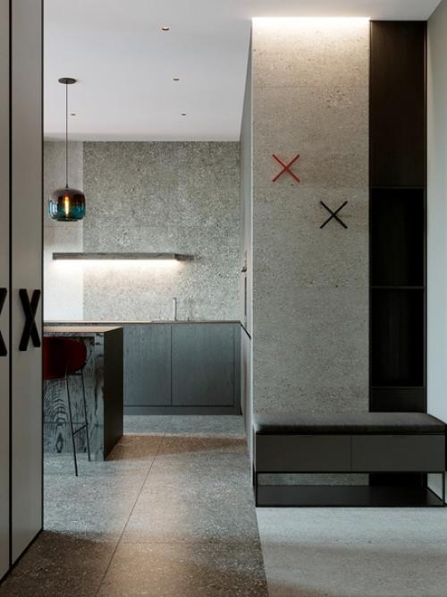 Функциональный минимализм в интерьере квартиры площадью 45 кв. 09