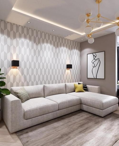 Один из вариантов зонирования в однушке. 01