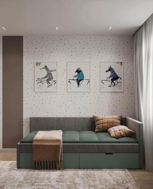 Интерьер детской комнаты. 04