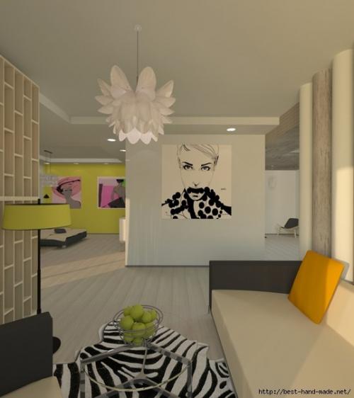 Гипс плюс картон - стильный дизайн интерьера. 06