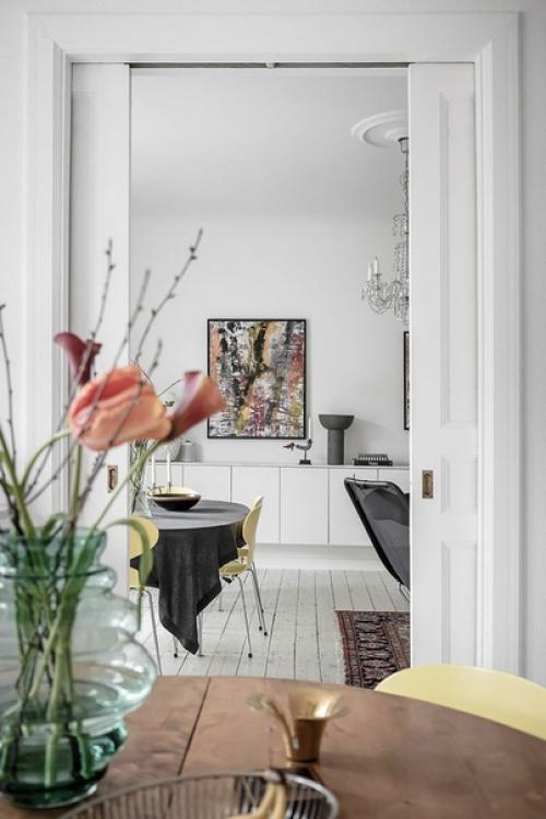 Один из секретов скандинавских интерьеров - нейтральная база и максимум вариантов преображения пространство с помощью деталей. 02