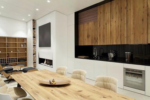 Квартира в Софии в стиле горного шале. 02