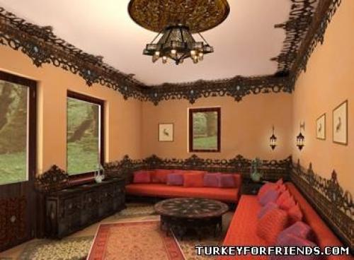 Турецкий стиль!  Главным предназначением турецкой гостиной комнаты является приятное времяпровождение. 02