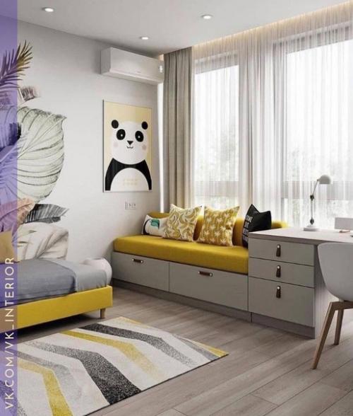 Идея интерьера детской комнаты. 01