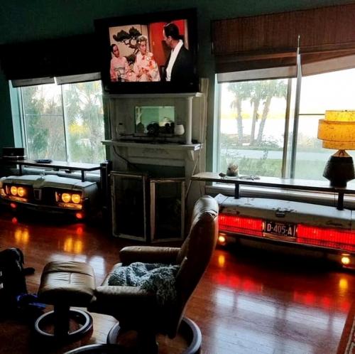 Мебель из старых и ржавых машин. 01