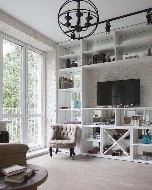 Маленькая студия 32 м. как вам дизайн? 02