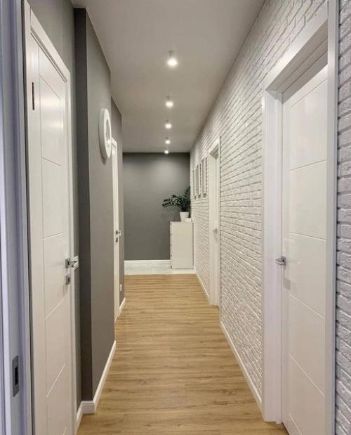 Интерьер квартиры. В светлых тонах. 01