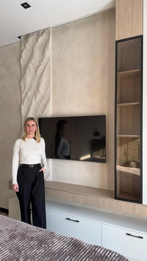 Спальня по индивидуальному проекту в прусово: от визуализации до воплощения с точностью 100%.

