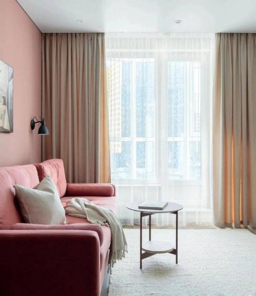 Яркая и просторная кухня - гостиная. 02