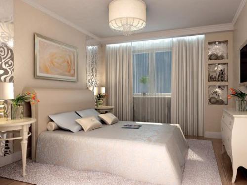 Атмосфера спокойствия.  Дизайн - проект двухкомнатной квартиры 61 кв. 03