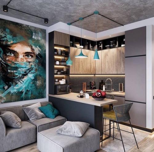 Красивый интерьер. В современном стиле. 01