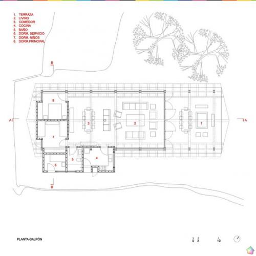 Дом для отдыха на природе в Чили. 09