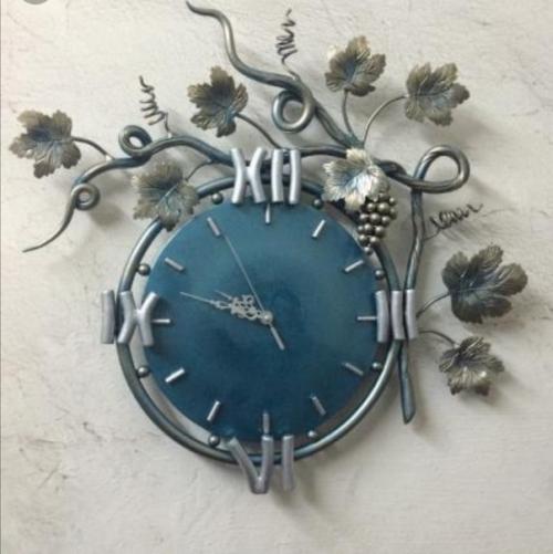 Кованые часы - прекрасная идея, не находите. 03