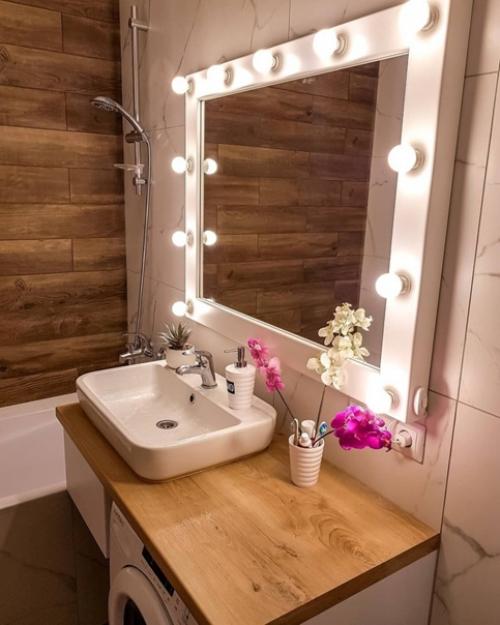 Моя небольшая, но уютная и нежная ванная комната. 03