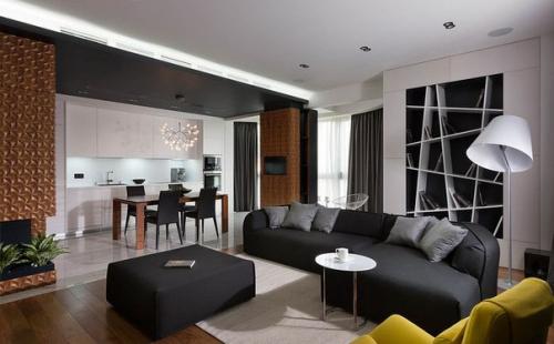 Роскошный киевский пентхаус в серых тонах. 02 Роскошный киевский пентхаус в серых тонах. 02
