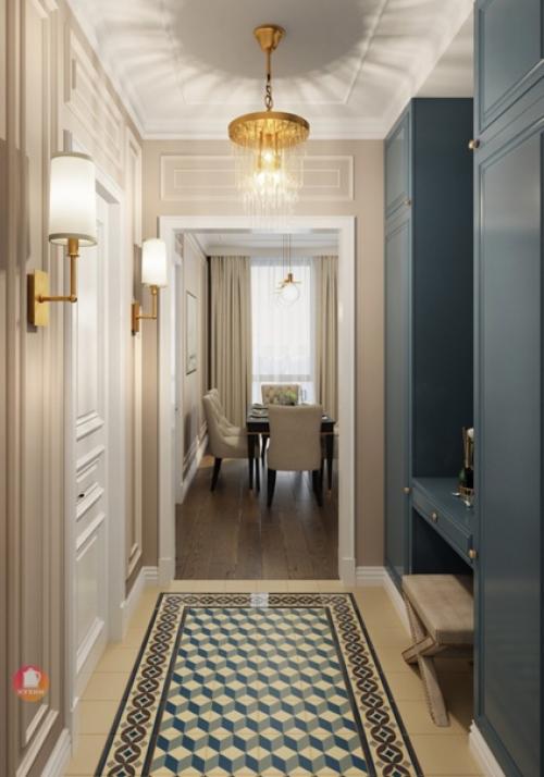 Красивый интерьер в современном классическом стиле. 06