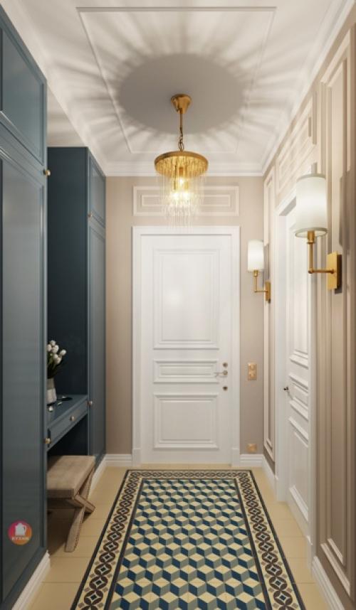 Красивый интерьер в современном классическом стиле. 07