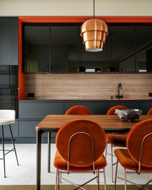 Реализованный интерьер квартиры, площадью 103 кв. 02