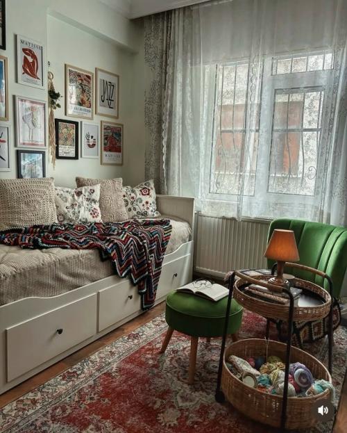 В гостях в уютной турецкой квартире.

