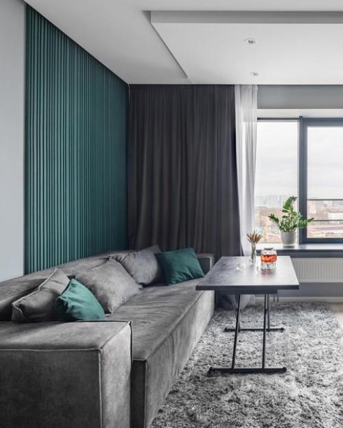 Интерьер кухни - гостиной. 05