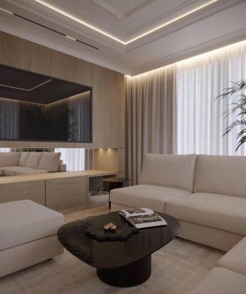 Интерьер с тихой роскошью: про уют и гармонию. 08