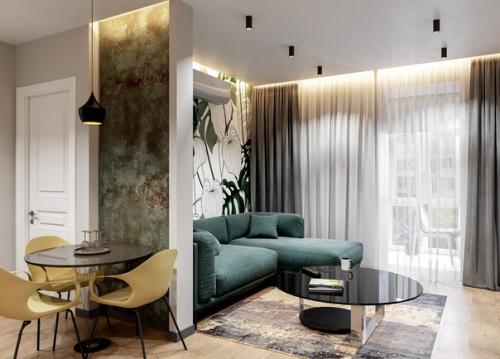 Дизайн интерьера небольшой квартиры 38 кв. 01
