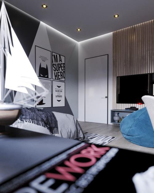 Проект детской комнаты для подростка. 01