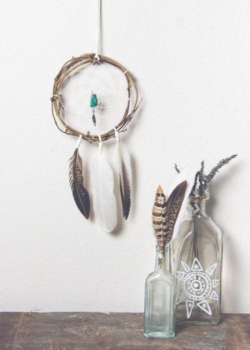 Перья в дизайне интерьера. 08