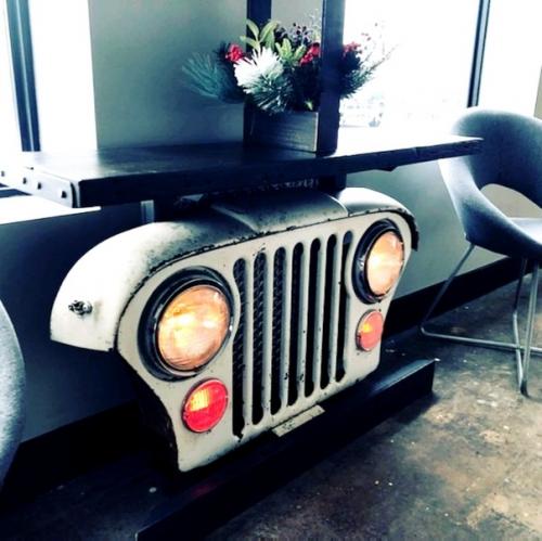 Мебель из старых и ржавых машин. 05