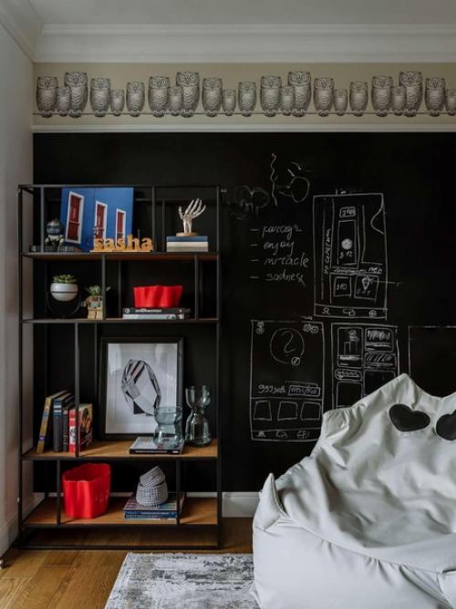 Интерьер квартиры для мамы с дочкой (43 кв. 08