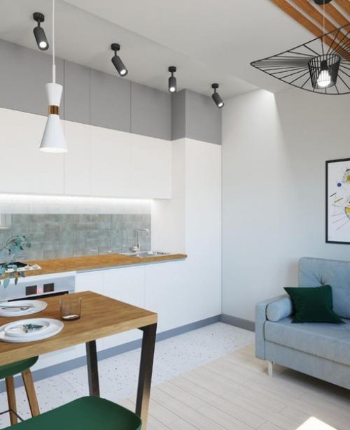 Небольшая кухня - гостиная. 03