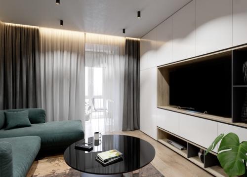 Дизайн интерьера небольшой квартиры 38 кв. 05