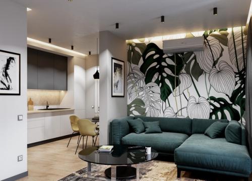 Дизайн интерьера небольшой квартиры 38 кв. 02