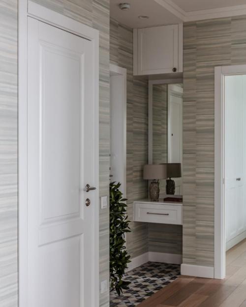 Натуральные материалы, спокойные оттенки, прекрасный вид на реку и парк - этот интерьер расслабляет, помогает замедлиться и настраивает на отдых. 09