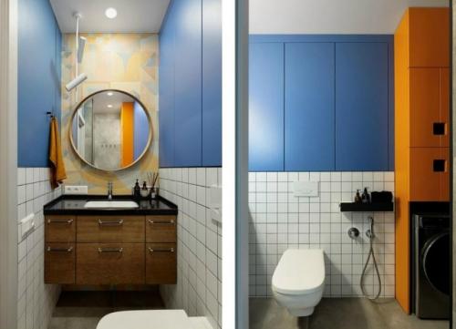 Яркий интерьер студии площадью 23 кв. 08