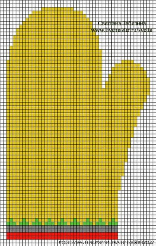 Мы вяжем крючком прихватки - рукавички Курочка и Петушок (мк). 02