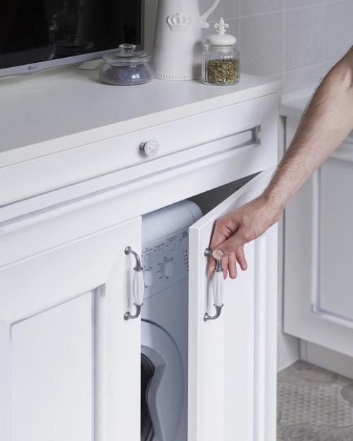 Маленькая студия 32 м. как вам дизайн? 05