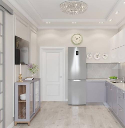 Проект 2 хкомнатной квартиры в стиле современная классика. 02