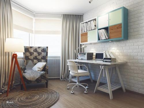 Уютная трехкомнатная квартира: дизайн - проект в Минске. 02