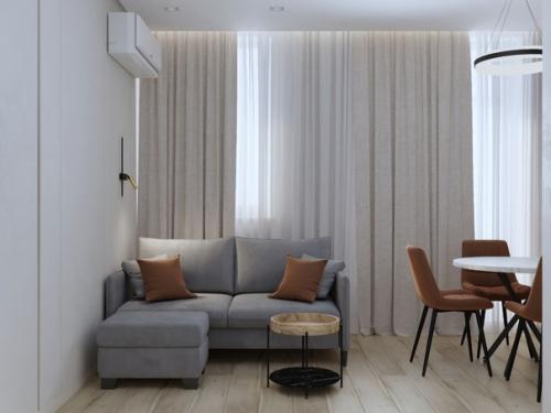 Кухня - гостиная площадью 14. 02