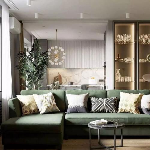 Одним из ключевых моментов, определяющих внешний вид помещения, является фактурное решение. 06